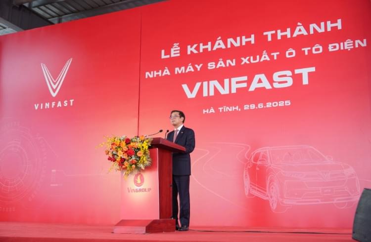 Nguyen Viet Quang, Vice-Chairman and General Director of Vingroup: “VinFast Ha Tinh factory will contribute to VinFast’s goal of producing a million vehicles per year.”