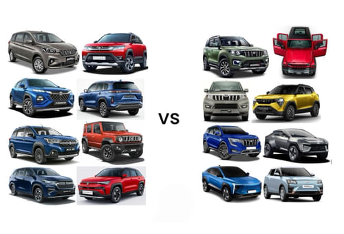 Maruti Suzuki’s UV Share Falls to 23% in H1 FY2026, Mahindra’s Rises to 22%