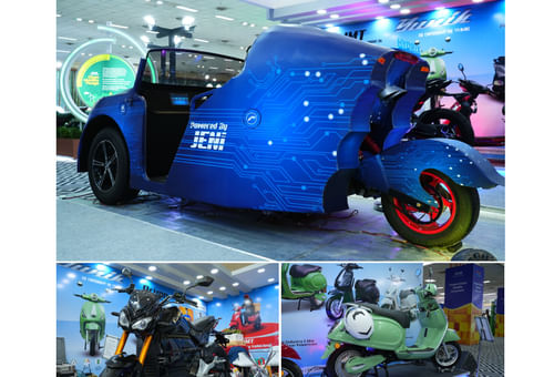 Jitendra New EV Tech unveils hybrid concept, Klasoo and Yunik 2Ws at Auto Expo 2025
