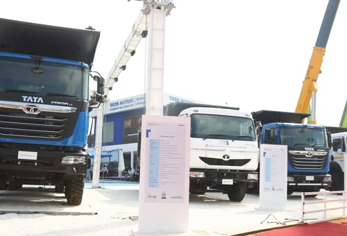 Tata Motors Showcases Heavy-Duty Vehicles and Sustainable Solutions at EXCON 2025