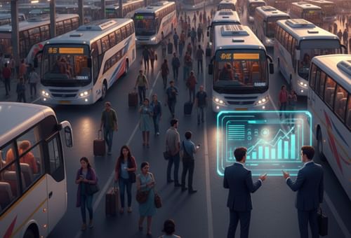 India's Intercity Bus Industry Records 25% Growth with 140 Million Passengers