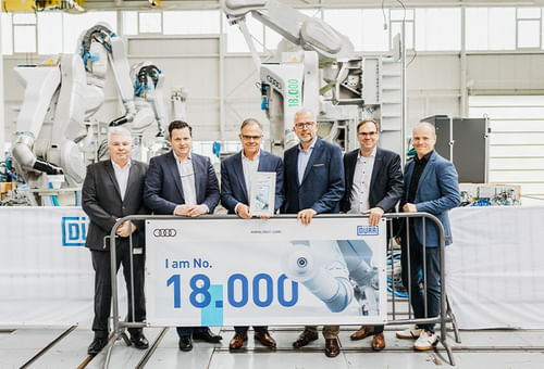 18,000th Durr robot to paint Audi Q6 e-tron in Ingolstadt