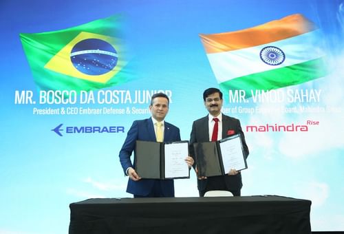 Embraer and Mahindra Sign Strategic Alliance to Bring C-390 Aircraft to India