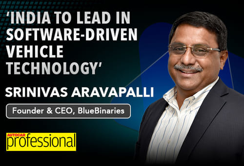 'India to lead in software-driven vehicle technology': Srinivas Aravapalli of BlueBinaries
