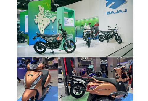 World’s first CNG bike and scooter make a pitch at EV-charged Auto Expo 2025