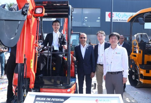 Escorts Kubota Unveils BS V-Compliant Construction Equipment Range at Excon 2025