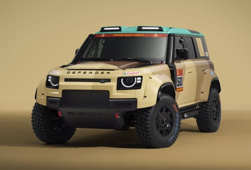 Defender Unveils D7X-R Rally Car for 2026 Dakar Debut