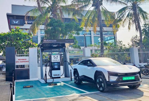 Mahindra Launches First Dealership-Based 180 kW Ultrafast EV Charger in Anantapur